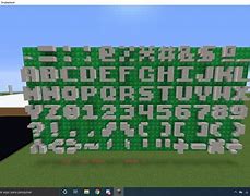 Image result for Letters in Minecraft Blocks