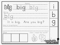 Image result for Sight Word Big