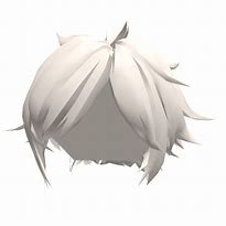 Image result for White Anime Hair PNG