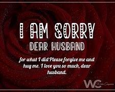 Image result for Sorry Husband