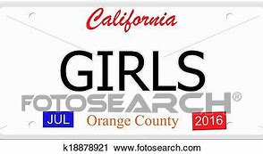 Image result for California License Plate Clip Art