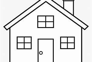 Image result for Outline of House Clip Art