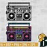 Image result for 80s Boom Box SVG