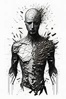 Image result for Drawings of Broken Humans