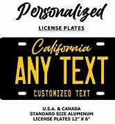 Image result for California Black License Plate