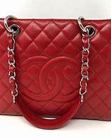 Image result for Red Leather Chanel Bag