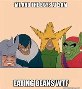 Image result for Beans and Burgers Meme