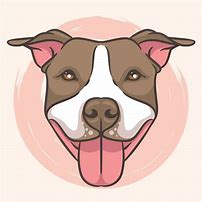 Image result for Cartoon Mean Pitbull