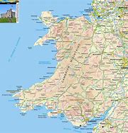 Image result for Wales Map UK