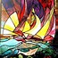 Image result for White Stained Glass Art