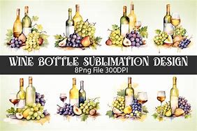 Image result for Sublimation Wine Botle