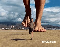 Image result for Giant Feet Walking Away