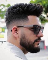 Image result for Messy Brush Up Taper Fade