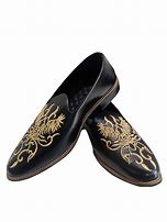 Image result for Leather Black Wedding Shoes for Men