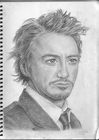 Image result for RDJ Portrait