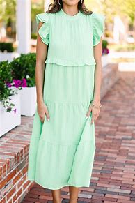 Image result for THML Green Dress