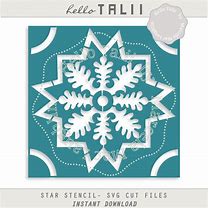 Image result for Star Stencil SVG