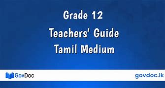 Image result for Grade 12 Tamil Subject