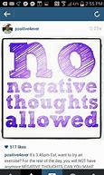 Image result for No Negative Thoughts Quotes