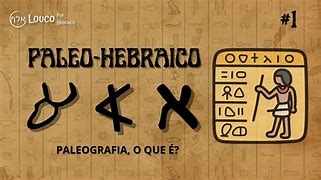 Image result for Paleohebreo