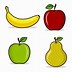 Image result for Red Apple Outline Clip Art with Seeds