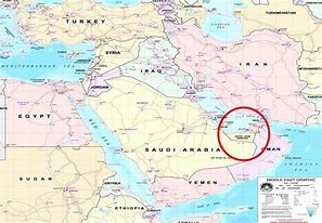 Image result for Middle East Map UAE