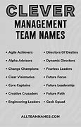 Image result for Inspiring Team Names