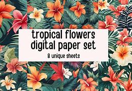 Image result for Tropical Paper Flowers