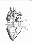 Image result for Damaged Heart Drawing