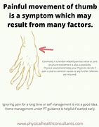 Image result for Pain in Wrist below Thumb