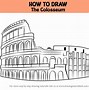 Image result for Colosseum Drawing Outline