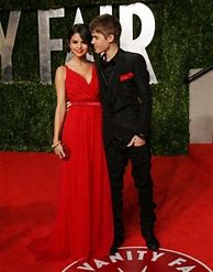 Image result for Justin Bieber and Selena Gomez Red Carpet