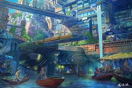 Image result for Shady Market Concept Art