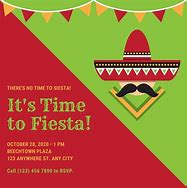 Image result for Fiesta Theme Paper Invitations