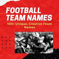 Image result for Funny Football Team Names