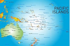 Image result for pacific ocean islands map