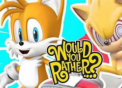 Image result for Sonic and Tails Bluey and Bingo