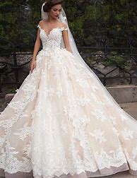 Image result for Lace Ball Gown Wedding Dress