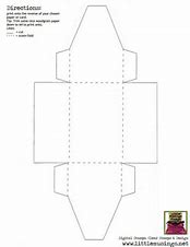 Image result for Free Printable Treat Box Template