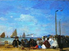 Image result for Eugene Boudin Beach Paintings