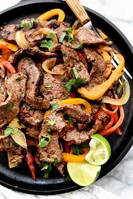 Image result for Mexican Steak Fajitas