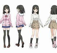 Image result for Simple Anime Girl Model Sheet