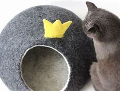 Image result for Cute Cat Crown Bed