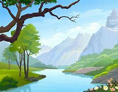 Image result for Flowing River Graphic