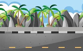 Image result for Background Kartun Pemandangan Dan Jalan