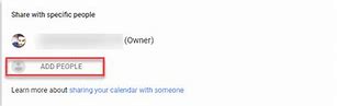 Image result for Sharing Gmail Calendar