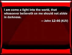 Image result for John 12 46 Candle