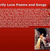 Image result for Courtly Love