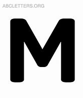 Image result for Giant Letter M