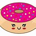 Image result for Kawaii Donut PNG